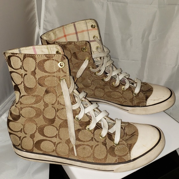 Coach Shoes - Coach Bonney high top shoes 7.5m